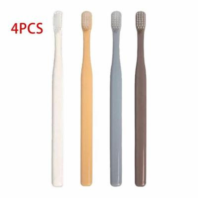 K-8785 Soft Bristle Small Head Toothbrush 4 PCS Multi-Color Tooth Brush Portable Travel Eco-friendly Brush Tooth Care