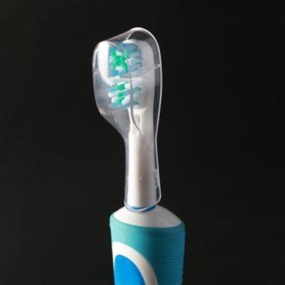 4pcs Toothbrush Heads Protective Cover Case Cap For Travel Rectangle Head Bathroom Suite