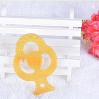 Infant Baby Teether Special Shape Chew Stick Non-toxic Nano Silver Silica Gel Dental Care Bite Toys for Baby