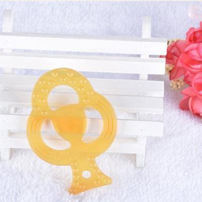 Infant Baby Teether Special Shape Chew Stick Non-toxic Nano Silver Silica Gel Dental Care Bite Toys for Baby