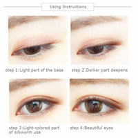 SUIKONE Double Head Air Cushion Eyeshadow Stick Natural Eye Shadow Cream Pen Holiday Gifts, pink brown,