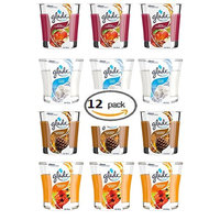 Glade Jar Candle Air Freshener, Gift Pack, 3.4 Ounce (Pack of 12) Assorted
