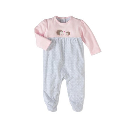 Rene Rofe Baby Newborn Girl Footed Coverall