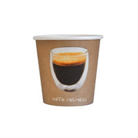Packnwood 210GCRIS4 4 oz Paper Ristretto Cup 2.3 x 2.5 in.