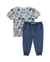 Sovereign Code Boys' Animal Print Tee & Joggers Set - Baby
