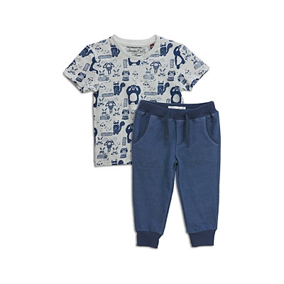 Sovereign Code Boys' Animal Print Tee & Joggers Set - Baby
