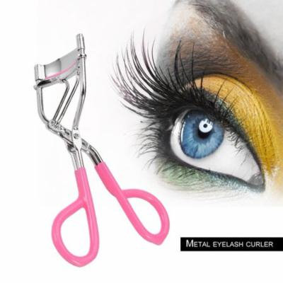 Girls Women Metal And Silicone Cushion Ring High Level Eyelash Curling Curler Mascara Beauty Eyelash Curlers for Lady