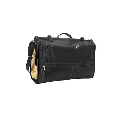 Piel Inc Piel Personalized Leather Tri-Fold Garment Bag
