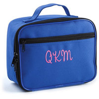 Personalized Blue Lunch Bag