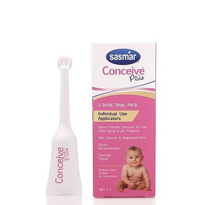 Conceive Plus Personal Lubricant, Pre-filled Applicators 3x4g