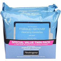 Neutrogena Makeup Removing Wipes, 25 Count, Twin Pack (.2 Pack)