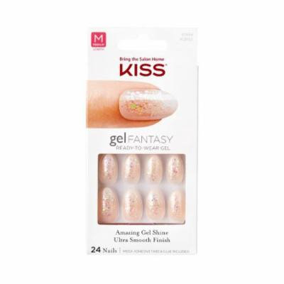 Kiss Gel Fantasy Ready-to-Wear Gel, Rock Candy (Pack of 12)