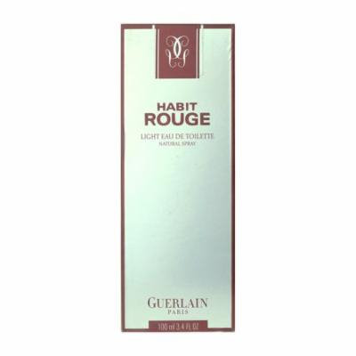 Guerlain Habit Rouge Light Eau De Toilette Spray 3.4Oz/100 ml In Box