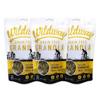 Wildway Banana Nut Grain-free Granola, 8oz - 3 Pack (Certified gluten-free, Paleo, Vegan, Non-GMO)