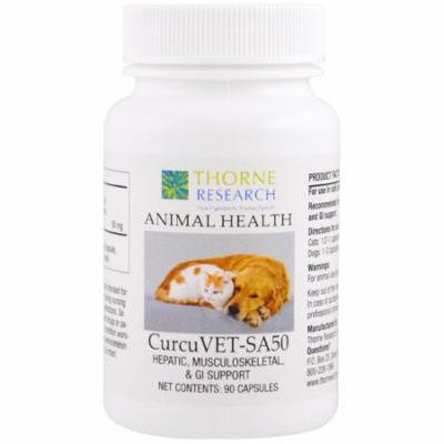 Thorne Research, CurcuVET-SA50-Soy Free, 90 Capsules(pack of 2)