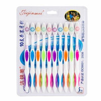 Extra Clean Full Head Toothbrush, Soft - 10 Count