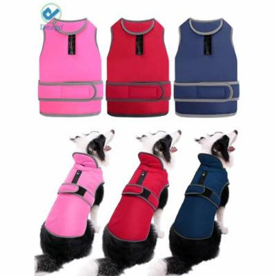 Deago Small Dog Vest Jacket Padded Coat Sweater Warm Dog Clothes Pet Cold Weather Apparels