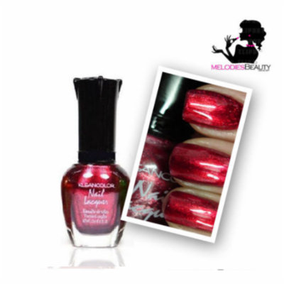 LWS LA Wholesale Store 12 Kleancolor METALLIC Nail Polish Lacquer 15mL Choose Shade NEW GOLD BLACK 705 (161 Metallic Red)