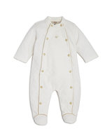 Armani Boys' Double-Snap Textured Footie - Baby