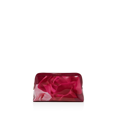 Ted Baker Porcelain Rose Makeup Bag, Maroon