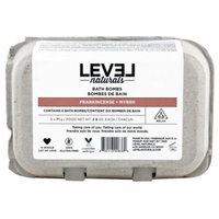 Level Naturals - Bath Bombs Frankincense + Myrrh - 6 Pack(pack of 4)