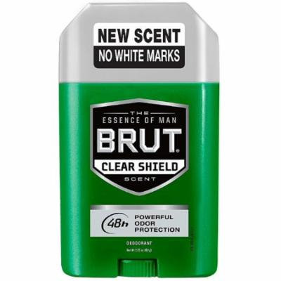 Brut Deodorant Clear Shield 2.25 oz.(pack of 6)
