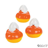 Candy Corn Rubber Duckies Pack of 1