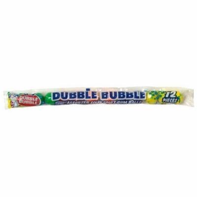 Dubble Bubble, Assorted Fruit Gum Balls (Pack of 10)