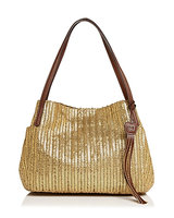 Eric Javits Women's Fashion Designer Aura Handbag in Caper