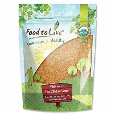 Organic Mustard Seeds, 1 Pound - Canadian Whole Yellow Seeds, Non-GMO, Kosher, Raw, Dried, Great for Planting, Sprouting and Microgreens, Hot Spice, Bulk