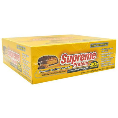 Supreme Protein Carb Conscious Protein Bar, Peanut Butter Crunch, 3.0 Oz