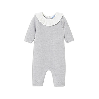 Jacadi Girls' Ruffle-Collar Coverall - Baby