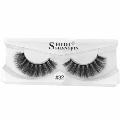 Mosunx 3D Natural Fluffy Soft Mink Glue Adhesive Long Fake Eyelashes Pack Reusable