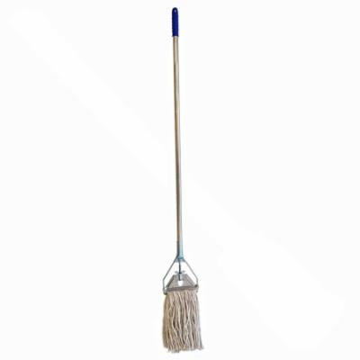 Heavy Duty Premium Industrial Strength Stainless Steel Mop With Handle With Cotton Mop Head for Floor Cleaning-Kitchen Home Office Janitorial Industrial Warehouse