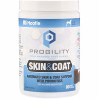 Nootie Progility Skin Coat For Dogs 90 Soft Chews