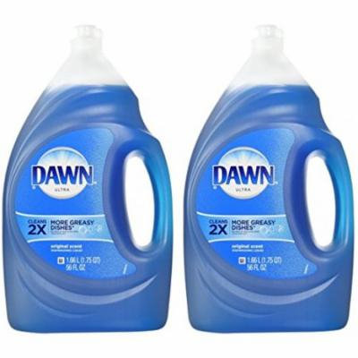 Dawn Ultra Dishwashing Liquid, Original Scent, 56 Ounce - 2 Pack