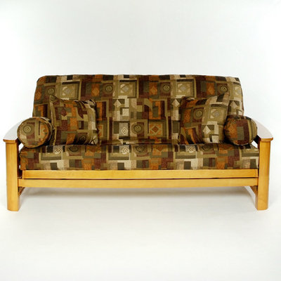 Lifestyle Covers Alexis Box Cushion Futon Slipcover