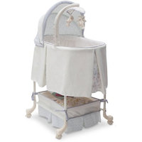 Delta Children Simmons Kids Beautyrest Studio Gliding Bassinet by Simmons Kids, Paisley