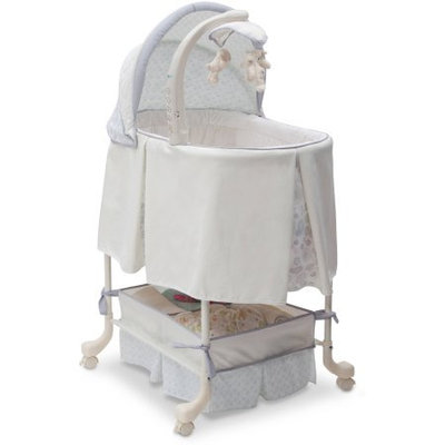 Delta Children Simmons Kids Beautyrest Studio Gliding Bassinet by Simmons Kids, Paisley