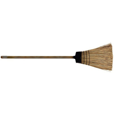 PFERD 89376 Maintenance Upright Broom with 3 Sews, Selected Corn Bristles, 56