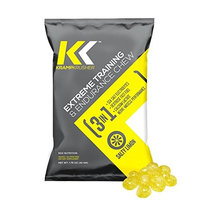 Pre Workout Kramp Krusher, Energy Gummies, (Pack of 12) Training and endurance enhancer, with Electrolytes, Calcium Lactate for optimal performance while training (Lemon, 12 Pack)