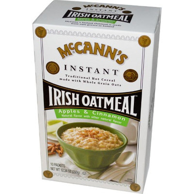 McCann's Irish Oatmeal, Instant Oatmeal, Apples & Cinnamon, 10 Packets, 35 g Each(pack of 4)