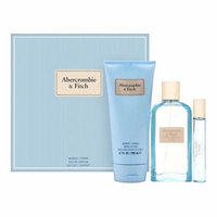 First Instinct Blue by Abercrombie & Fitch for Women 3 Piece Set Includes: 3.4 oz Eau de Parfum Spray + 0.5 oz Eau De Parfum Spray + 6.7 oz Body Lotion