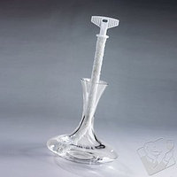 Wine Enthusiast Decanter Brush - White