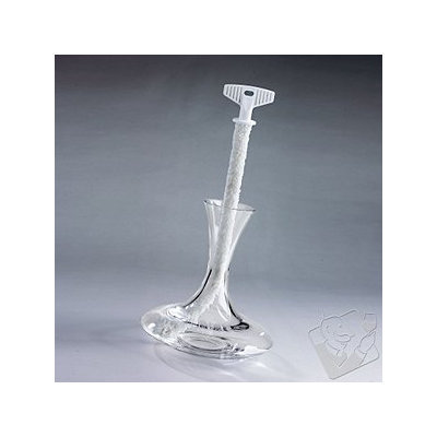 Wine Enthusiast Decanter Brush - White
