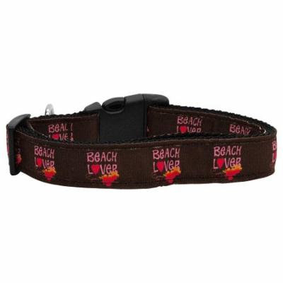 Beach Lover Nylon Dog Collar Xs