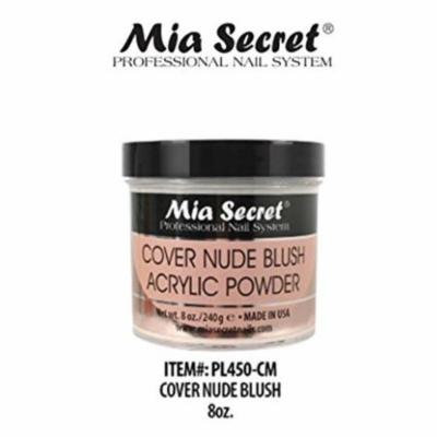 LWS LA Wholesale Store Mia Secret Cover Acrylic Powder -NUDE BLUSH /PINK /ROSE /BEIGE 0.5oz/1oz/2oz/4oz (Cover Nude Blush 8 oz)