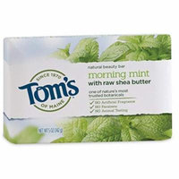 6 Pack - Tom's of Maine Natural Beauty Bar Soap with Raw Shea Butter, Mint, 5 oz