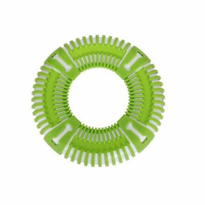 Flex Bark Flexible Frisbee Fetch Dog Toy, Green - One Size