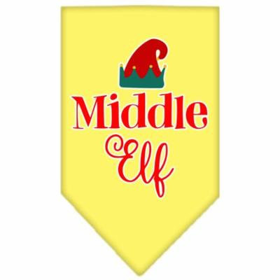 Middle Elf Screen Print Bandana Yellow Large